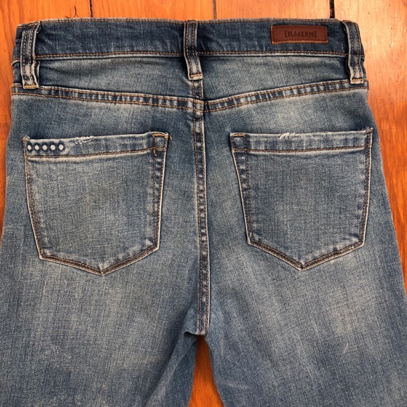 Embroidered Great Jones High Rise Crop Jeans - Picture 4 of 6